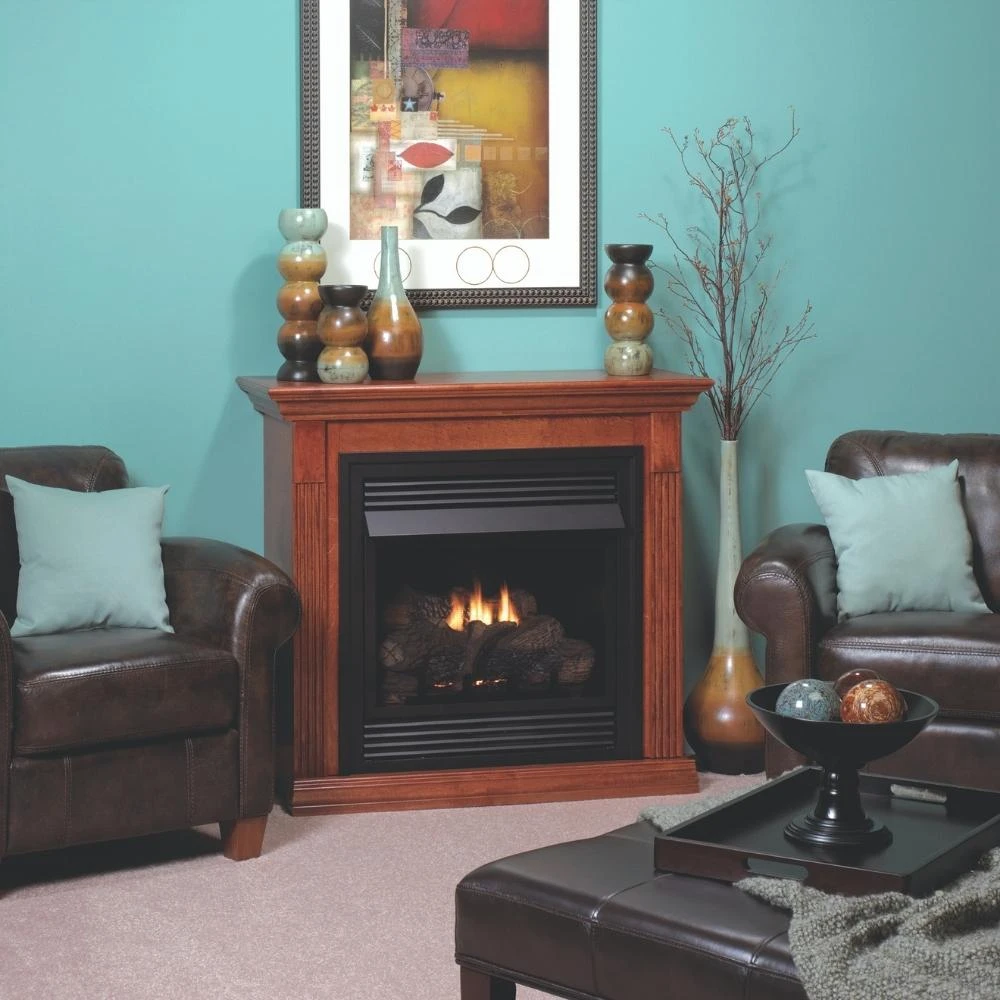 Empire Vail 26 Deluxe Gas Fireplace And Mantel Package 1 Empire Vail 26 Deluxe Gas Fireplace And Mantel Package