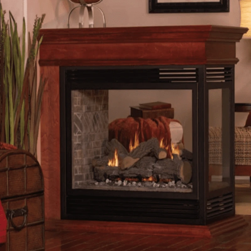 Empire Vail 36 Peninsula 3-Sided Vent-Free Gas Fireplace 2 Empire Vail 36 Peninsula 3-Sided Vent-Free Gas Fireplace - Image 2