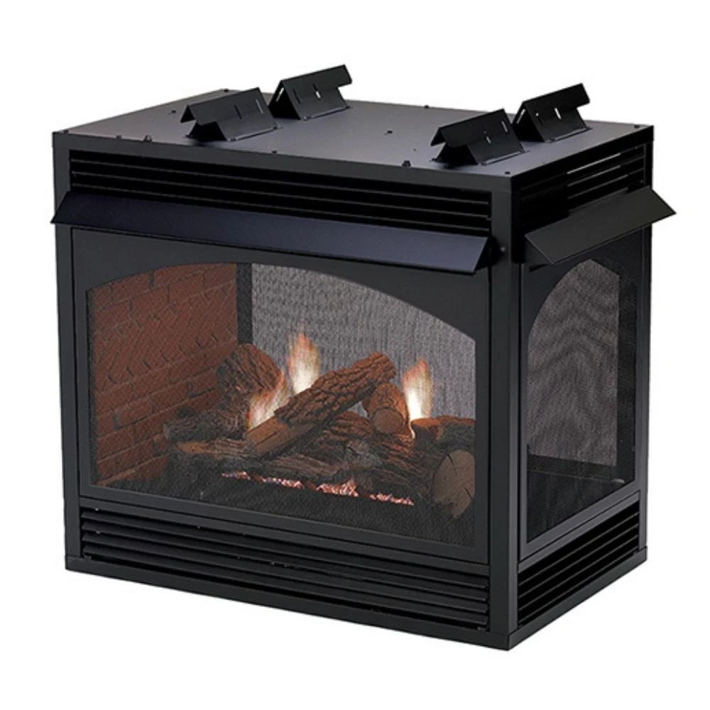 Empire Vail 36 Peninsula 3-Sided Vent-Free Gas Fireplace 1 Empire Vail 36 Peninsula 3-Sided Vent-Free Gas Fireplace