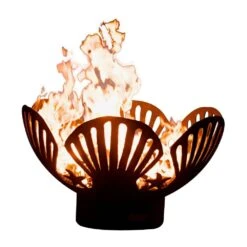 Fire Pit Art Barefoot Beach 42-Inch Handcrafted Carbon Steel Fire Pit (BB)
