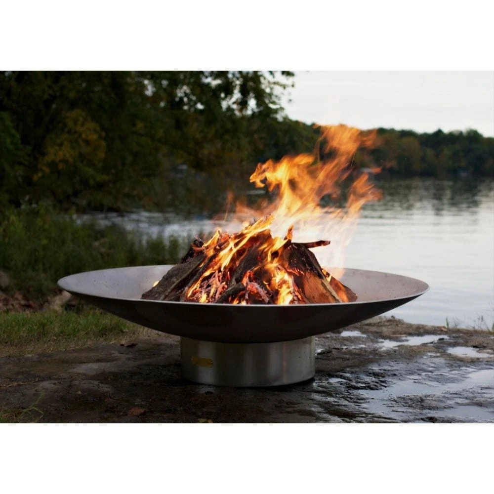Fire Pit Art Bella Vita 46-Inch Handcrafted Stainless Steel Fire Pit (BV46) 3 Fire Pit Art Bella Vita 46-Inch Handcrafted Stainless Steel Fire Pit (BV46) - Image 3
