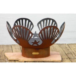 Fire Pit Art Barefoot Beach 41-Inch Handcrafted Carbon Steel Gas Fire Pit -Dimplex Officials fire pit art fire pit art barefoot beach 41 handcrafted carbon steel gas fire pit 24820988675