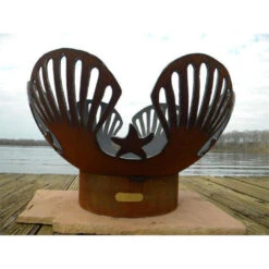 Fire Pit Art Barefoot Beach 42-Inch Handcrafted Carbon Steel Fire Pit (BB) -Dimplex Officials fire pit art fire pit art barefoot beach 42 handcrafted carbon steel fire pit bb 19963145795