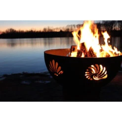 Fire Pit Art Beachcomber 36-Inch Handcrafted Carbon Steel Fire Pit (BEACH) -Dimplex Officials fire pit art fire pit art beachcomber 36 handcrafted carbon steel fire pit beach 19963134083