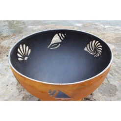 Fire Pit Art Beachcomber 36-Inch Handcrafted Carbon Steel Fire Pit (BEACH) -Dimplex Officials fire pit art fire pit art beachcomber 36 handcrafted carbon steel fire pit beach 19963135491