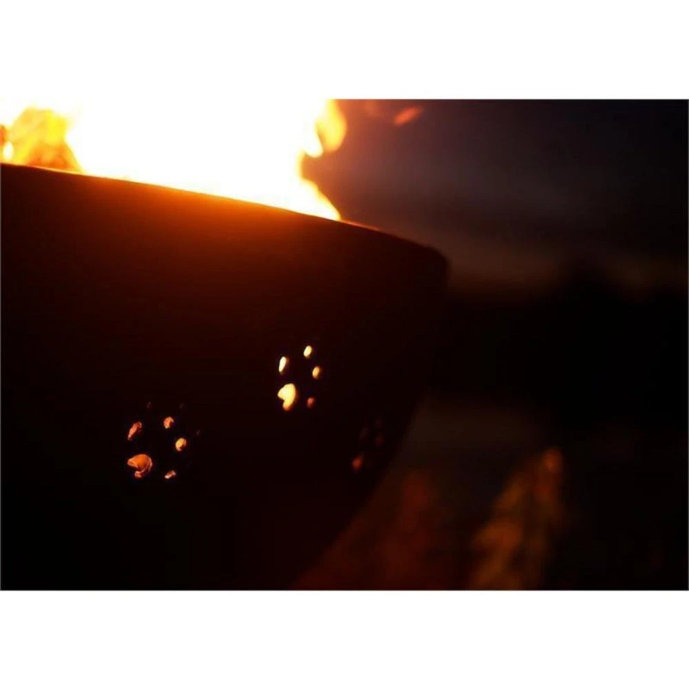 Fire Pit Art Funky Dog 36-Inch Handcrafted Carbon Steel Fire Pit (FDOG) 7 Fire Pit Art Funky Dog 36-Inch Handcrafted Carbon Steel Fire Pit (FDOG) - Image 7