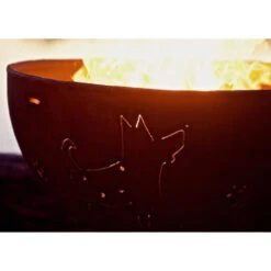 Fire Pit Art Funky Dog 36-Inch Handcrafted Carbon Steel Gas Fire Pit -Dimplex Officials fire pit art fire pit art funky dog 36 handcrafted carbon steel gas fire pit 24945789251