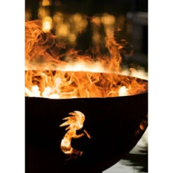 Fire Pit Art Kokopelli 36-Inch Handcrafted Carbon Steel Fire Pit (KO) -Dimplex Officials fire pit art fire pit art kokopelli 36 handcrafted carbon steel fire pit ko 19963183683