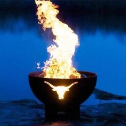 Fire Pit Art Long Horn 36-Inch Handcrafted Carbon Steel Fire Pit (LH) -Dimplex Officials fire pit art fire pit art long horn 36 handcrafted carbon steel fire pit lh 28063681773662