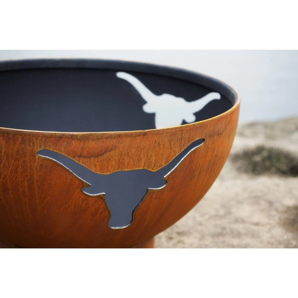 Fire Pit Art Longhorn 36-Inch Handcrafted Carbon Steel Gas Fire Pit 3 Fire Pit Art Longhorn 36-Inch Handcrafted Carbon Steel Gas Fire Pit - Image 3