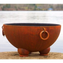 Fire Pit Art Nepal 41-Inch Handcrafted Carbon Steel Fire Pit (NP) -Dimplex Officials fire pit art fire pit art nepal 41 handcrafted carbon steel fire pit np 19963204099