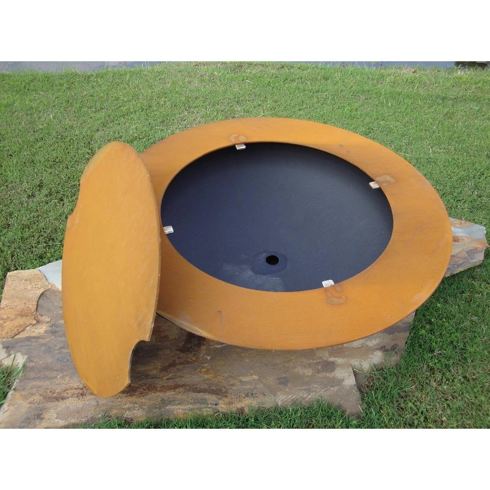 Fire Pit Art Saturn 40-Inch Handcrafted Carbon Steel Fire Pit (SAT) 9 Fire Pit Art Saturn 40-Inch Handcrafted Carbon Steel Fire Pit (SAT) - Image 9