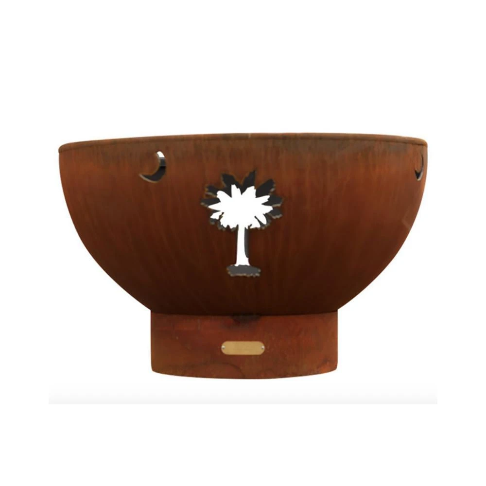 Fire Pit Art Tropical Moon 36-Inch Handcrafted Carbon Steel Gas Fire Pit 1 Fire Pit Art Tropical Moon 36-Inch Handcrafted Carbon Steel Gas Fire Pit