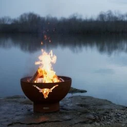 Fire Pit Art Long Horn 36-Inch Handcrafted Carbon Steel Fire Pit (LH) -Dimplex Officials fire pit art long horn 36 inch handcrafted carbon steel fire pit lh lh 604310978655 28848770744414