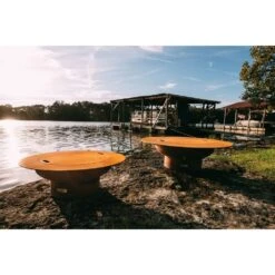 Fire Pit Art Magnum 54-Inch Handcrafted Carbon Steel Fire Pit (MAG) -Dimplex Officials fire pit art magnum 54 inch handcrafted carbon steel fire pit mag 28848787357790