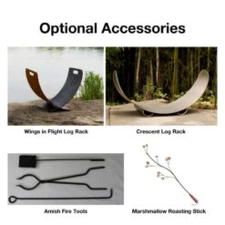 Fire Pit Art Magnum 54-Inch Handcrafted Carbon Steel Fire Pit (MAG) -Dimplex Officials fire pit art magnum 54 inch handcrafted carbon steel fire pit mag 28857715589214