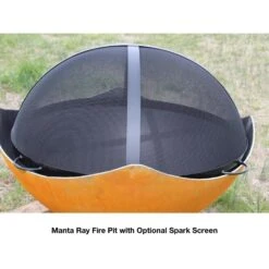 Fire Pit Art Manta Ray 36-Inch Handcrafted Carbon Steel Fire Pit (MR) -Dimplex Officials fire pit art manta ray 36 inch handcrafted carbon steel fire pit mr mr 604310978471 28848806035550