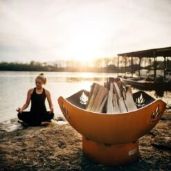 Fire Pit Art Namaste 36-Inch Handcrafted Carbon Steel Fire Pit (NAM) -Dimplex Officials fire pit art namaste 36 inch handcrafted carbon steel fire pit nam nam 614405515900 28848821272670