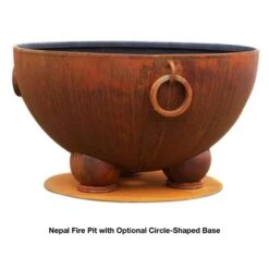 Fire Pit Art Nepal 41-Inch Handcrafted Carbon Steel Fire Pit (NP) -Dimplex Officials fire pit art nepal 41 inch handcrafted carbon steel fire pit np np 604310978686 28848883236958