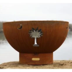 Fire Pit Art Tropical Moon 36-Inch Handcrafted Carbon Steel Gas Fire Pit 14 Fire Pit Art Tropical Moon 36-Inch Handcrafted Carbon Steel Gas Fire Pit -Dimplex Officials fire pit art tropical moon 36 inch handcrafted carbon steel gas fire pit 28853493399646