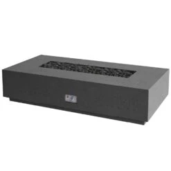 Firegear Sanctuary Rectangular Concrete Gas Fire Pit Table -Dimplex Officials firegear sanctuary rectangular concrete gas fire pit table 76 wide slate pilot system with battery spark ignition tpsi natural gas san176 tpsi n sl 29599584682078