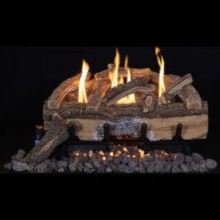 Grand Canyon Split Oak Vent-Free Indoor Gas Set Insert