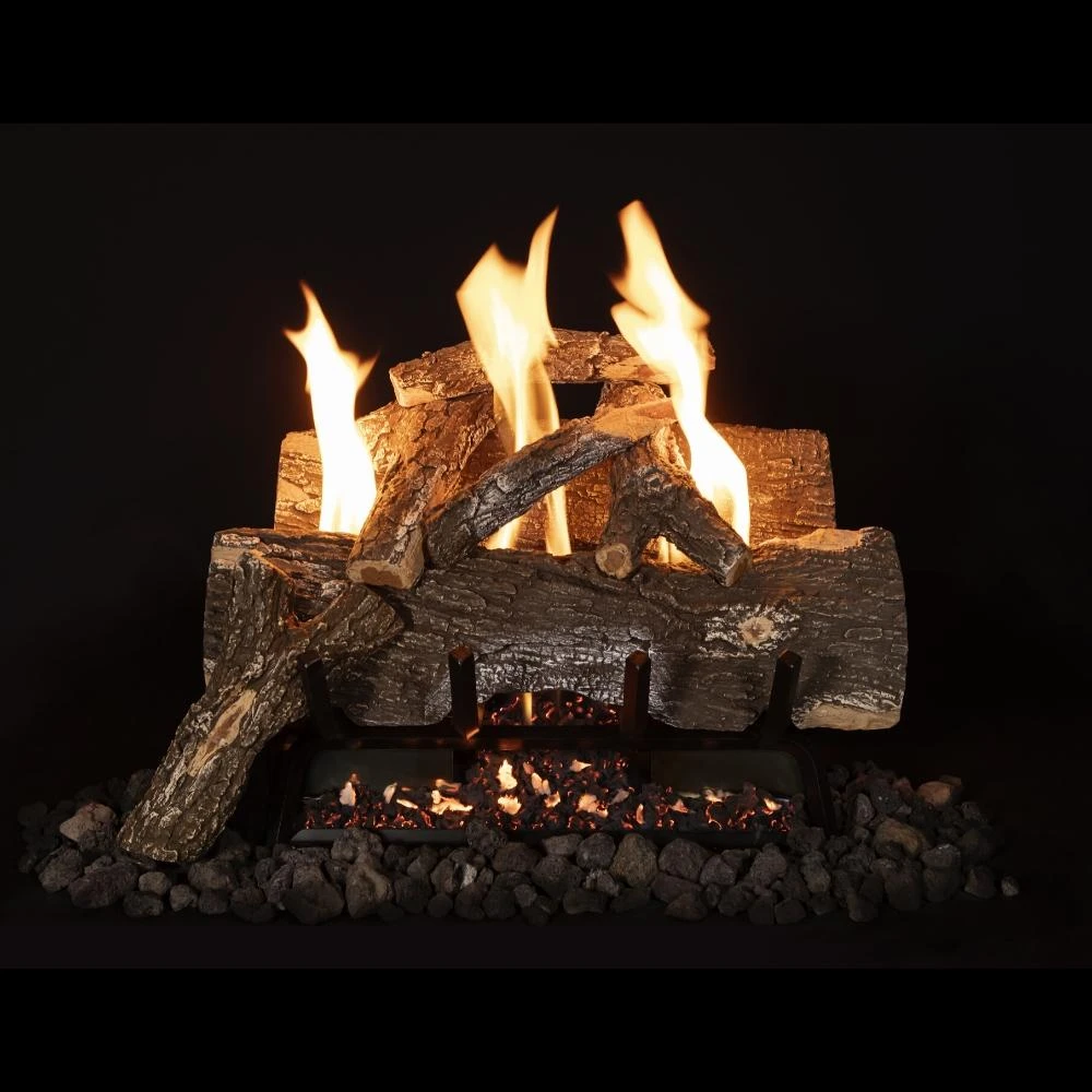 Grand Canyon Weathered Oak Vent-Free Indoor Gas Log Set Insert 1 Grand Canyon Weathered Oak Vent-Free Indoor Gas Log Set Insert