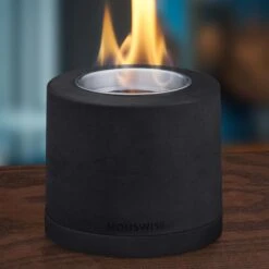 Houswise Altair 5-Inch Round Table Top Ethanol Fire Pit 21 Houswise Altair 5-Inch Round Table Top Ethanol Fire Pit -Dimplex Officials houswise altair 5 inch round tabletop ethanol fire pit black tfp round blck 860009928589 30639789178974