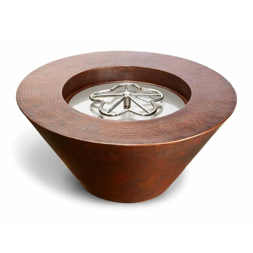 HPC 32-Inch Mesa Round Copper Gas Fire Bowl 1 HPC 32-Inch Mesa Round Copper Gas Fire Bowl