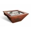 HPC 36-Inch Sierra Square Copper Gas Fire And Water Bowl