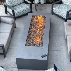 HPC H-Burner Gas Fire Pit Insert With Hi/Lo Smart Electronic Ignition -Dimplex Officials hpc h burner gas fire pit insert with hi lo smart electronic ignition 30349289914462