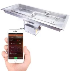 HPC H-Burner Gas Fire Pit Insert With Hi/Lo Smart Electronic Ignition -Dimplex Officials hpc h burner gas fire pit insert with hi lo smart electronic ignition 30349290143838