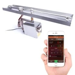 HPC Interlink Gas Fire Pit Insert With Hi/Lo Smart Electronic Ignition -Dimplex Officials hpc interlink gas fire pit insert with hi lo smart electronic ignition 30352127656030