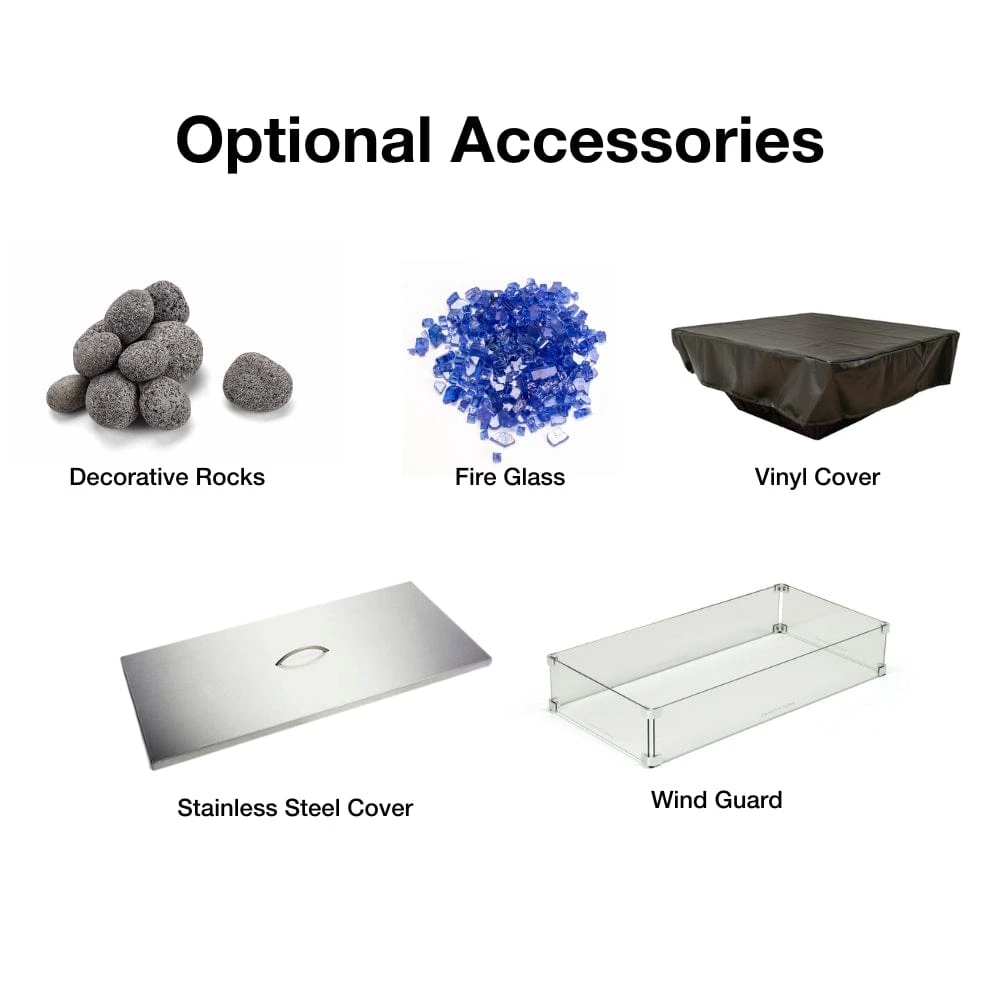 HPC Interlink Gas Fire Pit Insert With Push Button Ignition 5 HPC Interlink Gas Fire Pit Insert With Push Button Ignition - Image 5