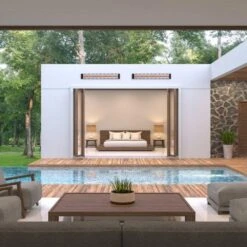 Infratech C Series 39-Inch 2000W/2500W Single Element Infrared Electric Heater -Dimplex Officials infratech c series 39 2000w 2500w single element infrared electric heater 29274588119134