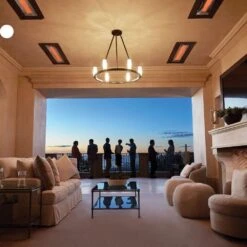 Infratech WD Series 61-Inch Dual Element 6000W Flush Mounted Marine Grade Electric Heater -Dimplex Officials infratech wd series 61 inch dual element 6000w flush mounted marine grade electric heater 29754131611742