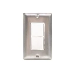 Innova Wall Plate Dual/Single Duplex Switch And Gang Box -Dimplex Officials innova wall plate dual single duplex switch and gang box single duplex stainless steel efswps 29877959884894