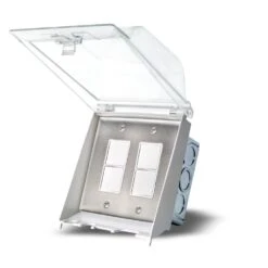 Innova Weatherproof Recessed Dual/Single Duplex Switch And Gang Box