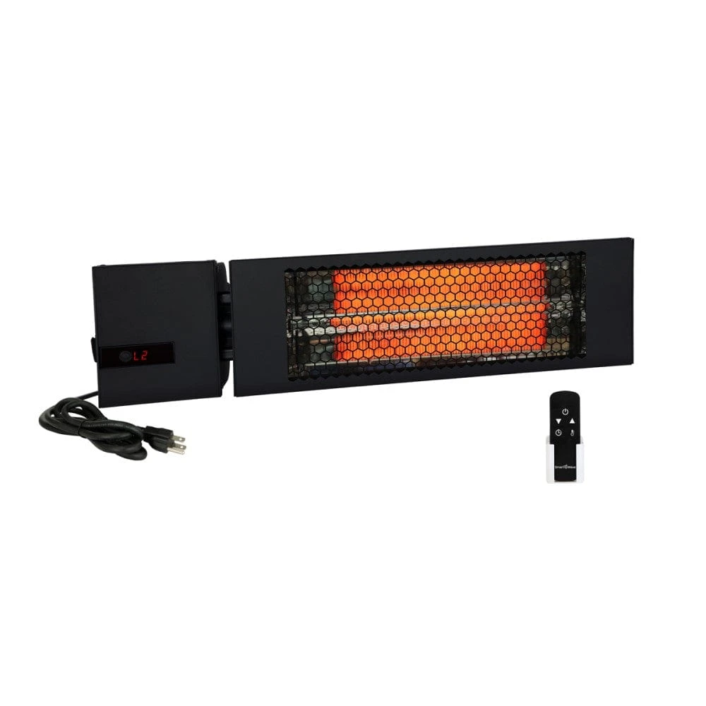 King Electric SmartWave 24-Inch 1500 Watt Infrared Radiant Patio Heater With 15A Plug 1 King Electric SmartWave 24-Inch 1500 Watt Infrared Radiant Patio Heater With 15A Plug