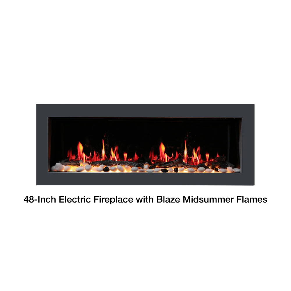 Litedeer Homes Latitude II Built-in Smart Electric Fireplace With 3-Inch Trim - Realistic Flame 19 Litedeer Homes Latitude II Built-in Smart Electric Fireplace With 3-Inch Trim - Realistic Flame - Image 19