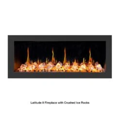 Litedeer Homes Latitude II Built-in Smart Electric Fireplace With 3-Inch Trim - Realistic Flame 35 Litedeer Homes Latitude II Built-in Smart Electric Fireplace With 3-Inch Trim - Realistic Flame -Dimplex Officials litedeer homes latitude ii flush mounted smart electric fireplace with 3 inch trim real flame effect 29561926189150