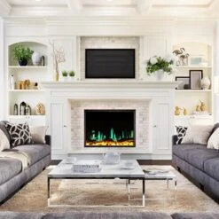 Litedeer Homes LiteStar Smart Built-In Electric Fireplace Insert With Real Flame Effect 23 Litedeer Homes LiteStar Smart Built-In Electric Fireplace Insert With Real Flame Effect -Dimplex Officials litedeer homes litestar smart built in electric fireplace insert 29361402380382