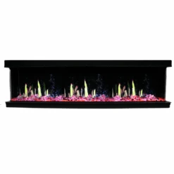 Litedeer Homes WarmCastle 3-Sided Smart Electric Fireplace - Real Flame Effect -Dimplex Officials litedeer homes warmcastle 3 sided smart electric fireplace pre order 29929561981022