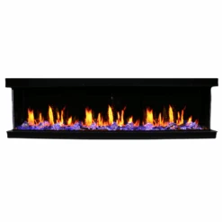 Litedeer Homes WarmCastle 3-Sided Smart Electric Fireplace - Real Flame Effect -Dimplex Officials litedeer homes warmcastle 3 sided smart electric fireplace pre order 29929562013790
