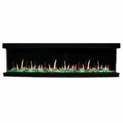 Litedeer Homes WarmCastle 3-Sided Smart Electric Fireplace - Real Flame Effect -Dimplex Officials litedeer homes warmcastle 3 sided smart electric fireplace pre order 29935035613278