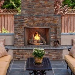 Majestic Courtyard Vent-Free Outdoor Natural Gas Fireplace -Dimplex Officials majestic courtyard vent free outdoor natural gas fireplace 29913793560670