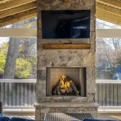 Majestic Courtyard Vent-Free Outdoor Natural Gas Fireplace -Dimplex Officials majestic majestic courtyard vent free outdoor natural gas fireplace sizes 36 and 42 28186536247390