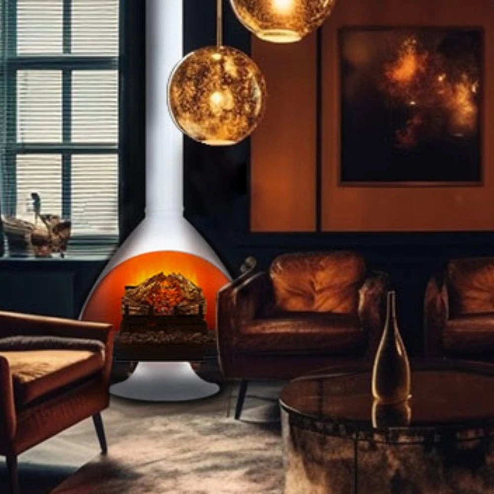 Malm Zircon 34-Inch Freestanding Electric Fireplace 2 Malm Zircon 34-Inch Freestanding Electric Fireplace - Image 2