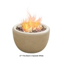 Modern Blaze 27-Inch Round Concrete Fire Bowl -Dimplex Officials modern blaze 27 inch round concrete fire bowl 29701276696670