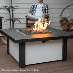 Modern Blaze 36-Inch Square Fire Pit Table (SAFT363624ST) 16 Modern Blaze 36-Inch Square Fire Pit Table (SAFT363624ST) -Dimplex Officials modern blaze 36 inch square fire pit table saft363624st saft363624st 29239082221662